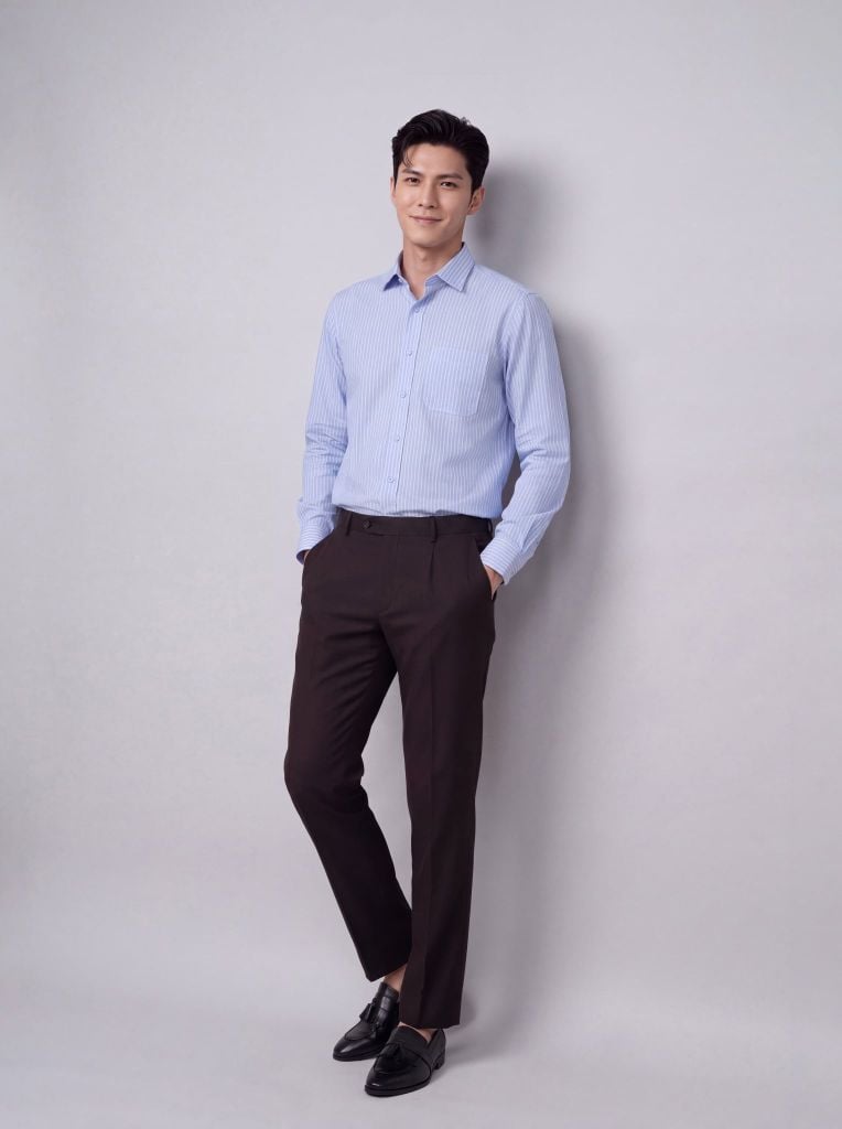 Sơ mi nam dài tay May 10 form RegularFit mã 010124291 AD142