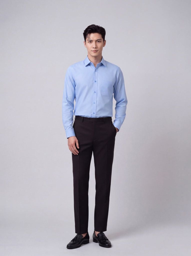 Sơ mi nam dài tay May 10 form RegularFit mã 010124291 AD158