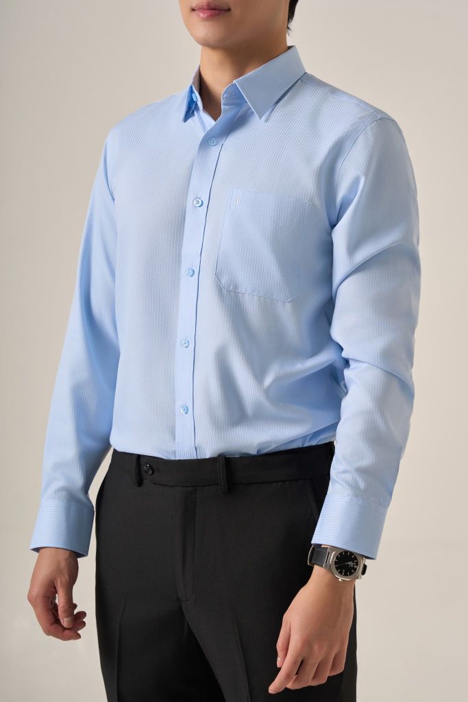 Sơ mi nam dài tay May 10 form RegularFit mã 010124291 AD160