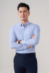 Sơ mi nam cộc tay May10 form RegularFit mã 010125009 AK482