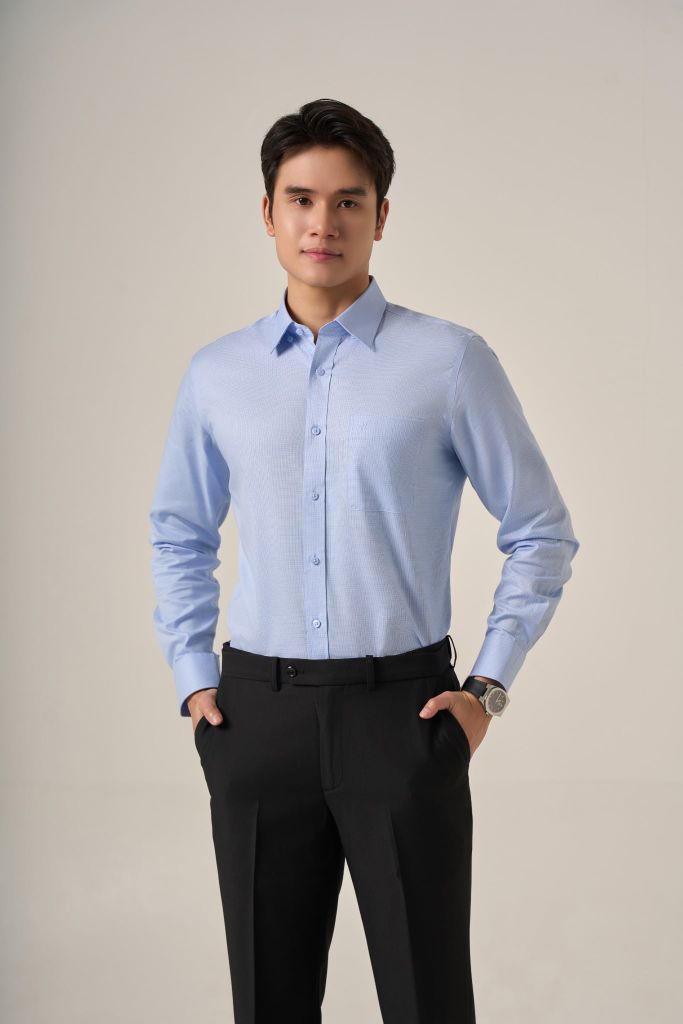 Sơ mi nam dài tay GrusZ form RegularFit mã 010125014GZ AK625