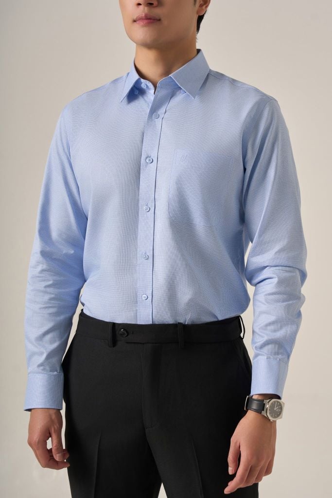 Sơ mi nam dài tay GrusZ form RegularFit mã 010125014GZ AK625