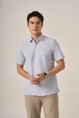 Sơ mi nam cộc tay May 10 form RegularFit mã 010125030 AK465