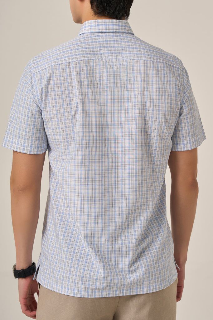 Sơ mi nam cộc tay May 10 form RegularFit mã 010125030 AK465