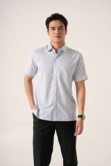 Sơ mi nam cộc tay May 10 form RegularFit mã 010125030 AK573