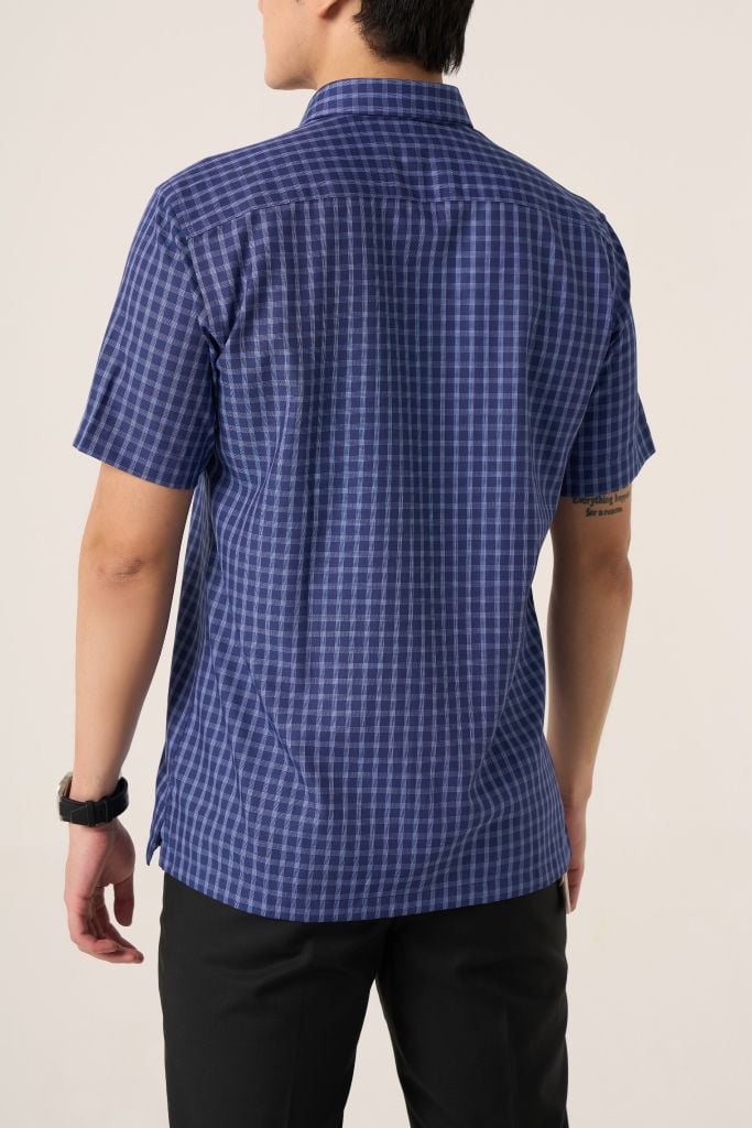 Sơ mi nam cộc tay May 10 form RegularFit mã 010125030 AK580