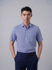 Sơ mi nam cộc tay May 10 mã 010125031 AK603