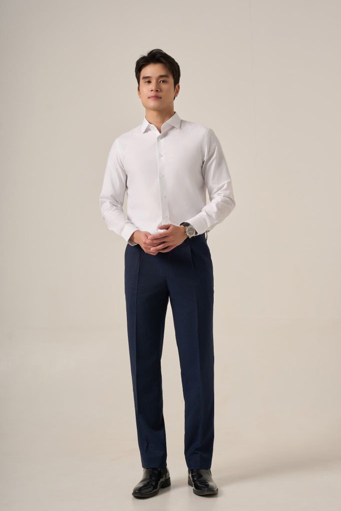 Sơ mi nam dài tay GrusZ form SlimFit mã 010125032GZW 003