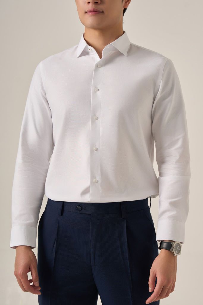 Sơ mi nam dài tay GrusZ form SlimFit mã 010125032GZW 003