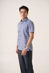 Sơ mi nam cộc tay May 10 form RegularFit mã 010125035GB AK507