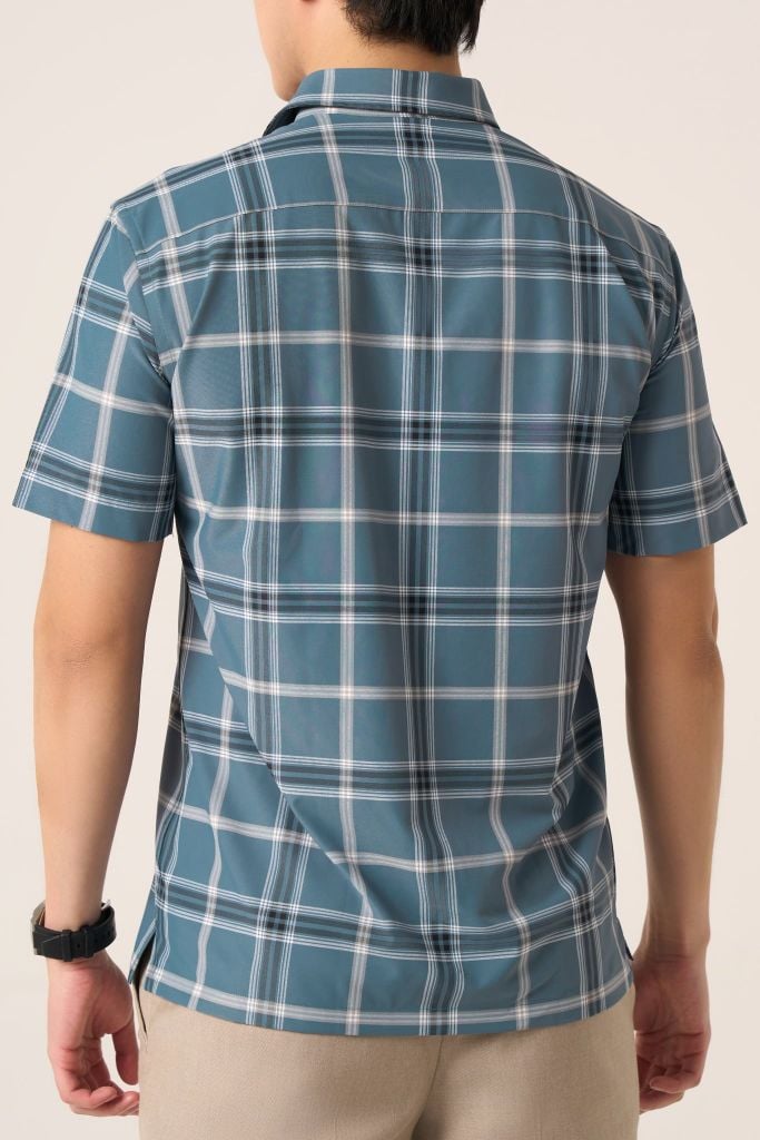 Sơ mi nam cộc tay GrusZ mã 010125041GZGB AK638