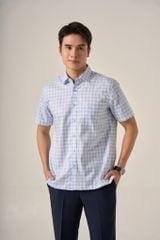Sơ mi nam cộc tay GrusZ form RegularFit mã 010125053GZGB AK645