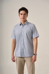 Sơ mi nam cộc tay May 10 form Regular mã 010125056GB AK554