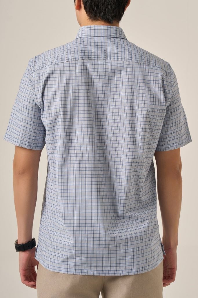 Sơ mi nam cộc tay May 10 form Regular mã 010125056GB AK554