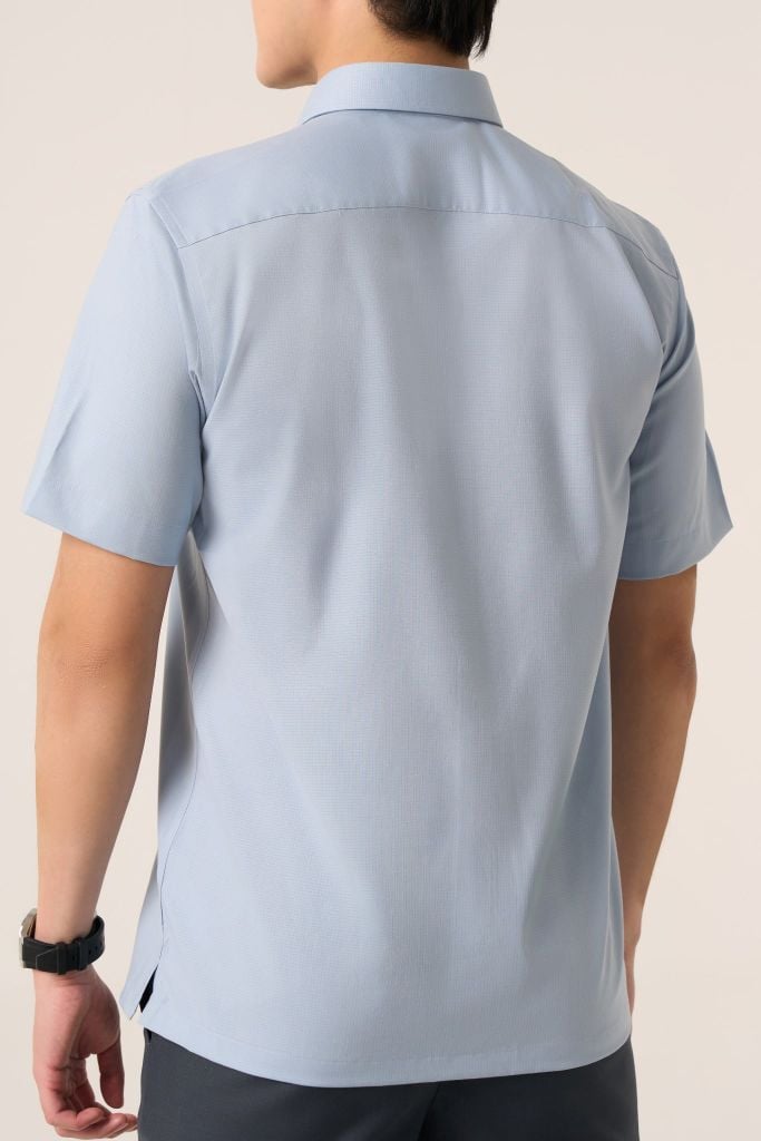 Sơ mi nam cộc tay May 10 mã 010125057GB AK495