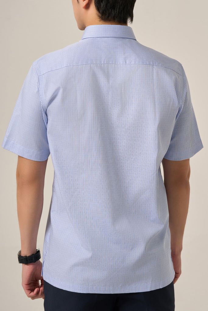 Sơ mi nam cộc tay May 10 form Regular mã 010125057GB AK628