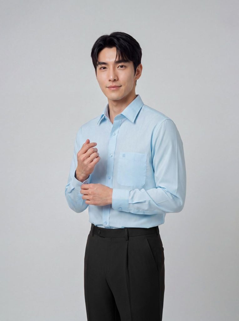 Sơ mi nam dài tay May 10 form RegularFit mã 010125085 AM177
