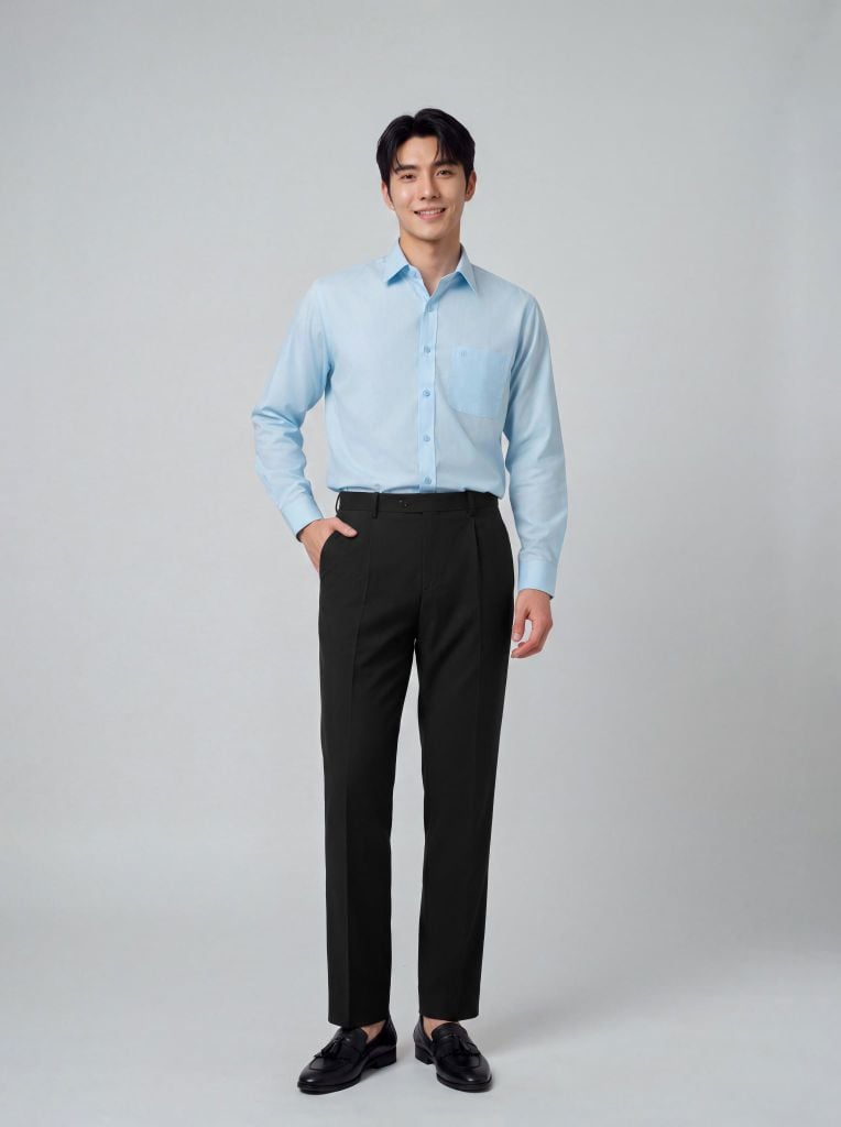 Sơ mi nam dài tay May 10 form RegularFit mã 010125085 AM177