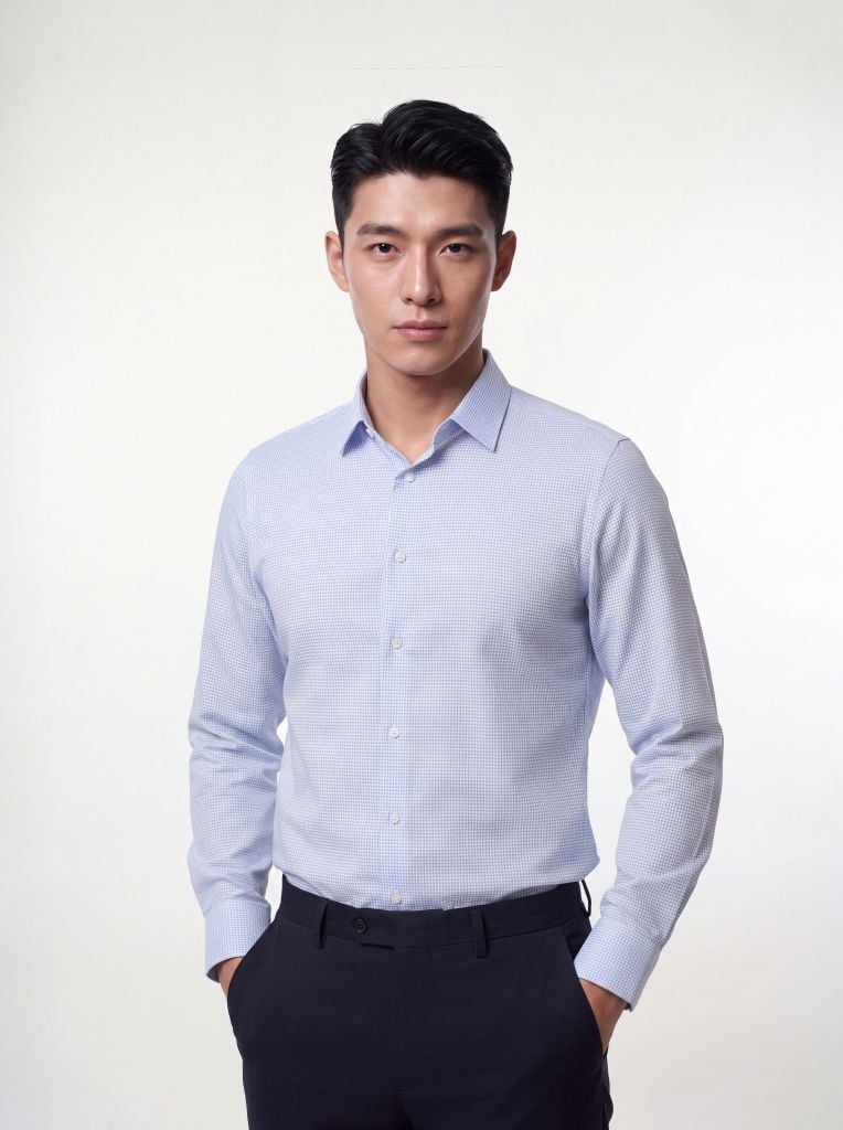 Sơ mi nam dài tay May 10 form SlimFit mã 010125088TT AK550