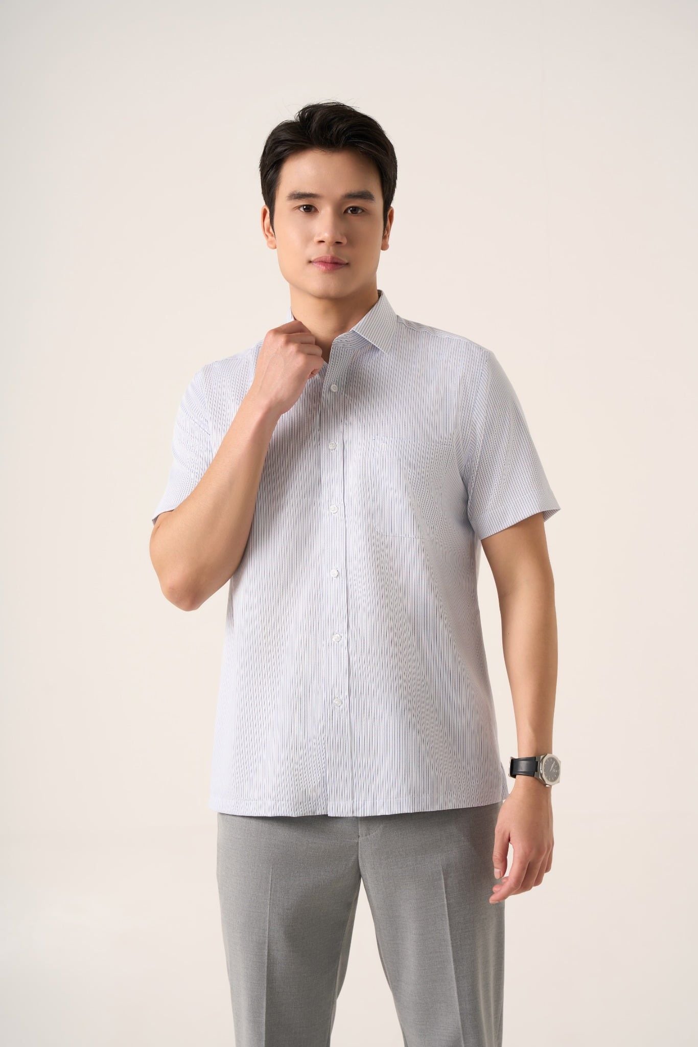 Sơ mi nam cộc tay May 10 mã 010125090GB AD165