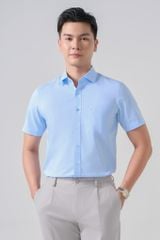Sơ mi nam cộc tay May 10 form RegularFit mã 010125092GB AM097
