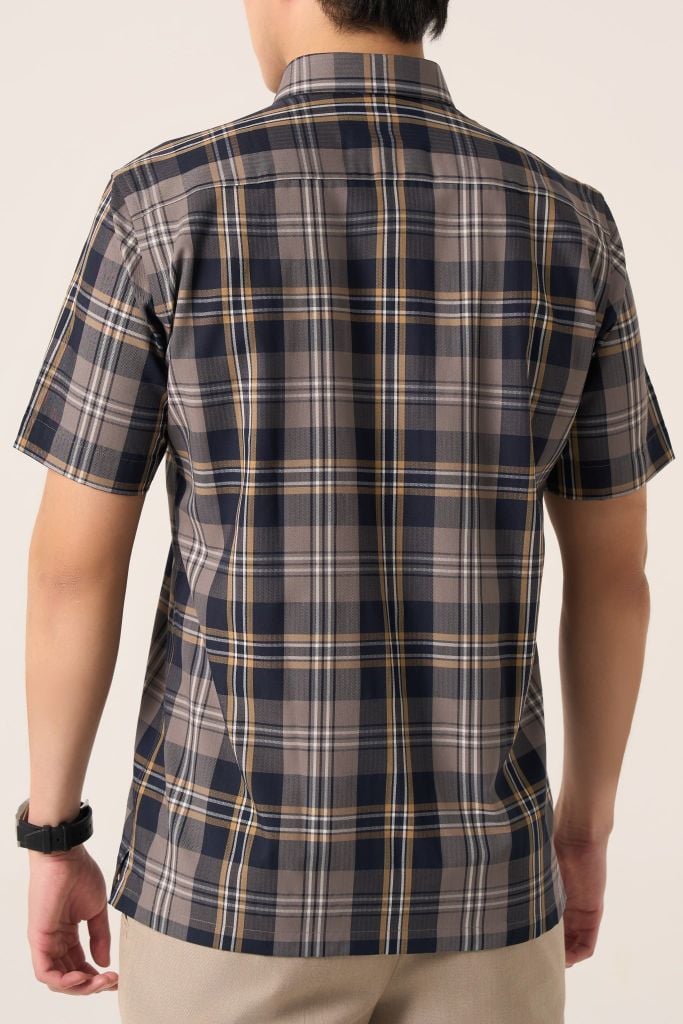 Sơ mi nam cộc tay May 10 mã 010125104GB AK585