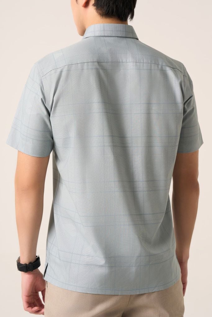 Sơ mi nam cộc tay May 10 mã 010125104GB AK597