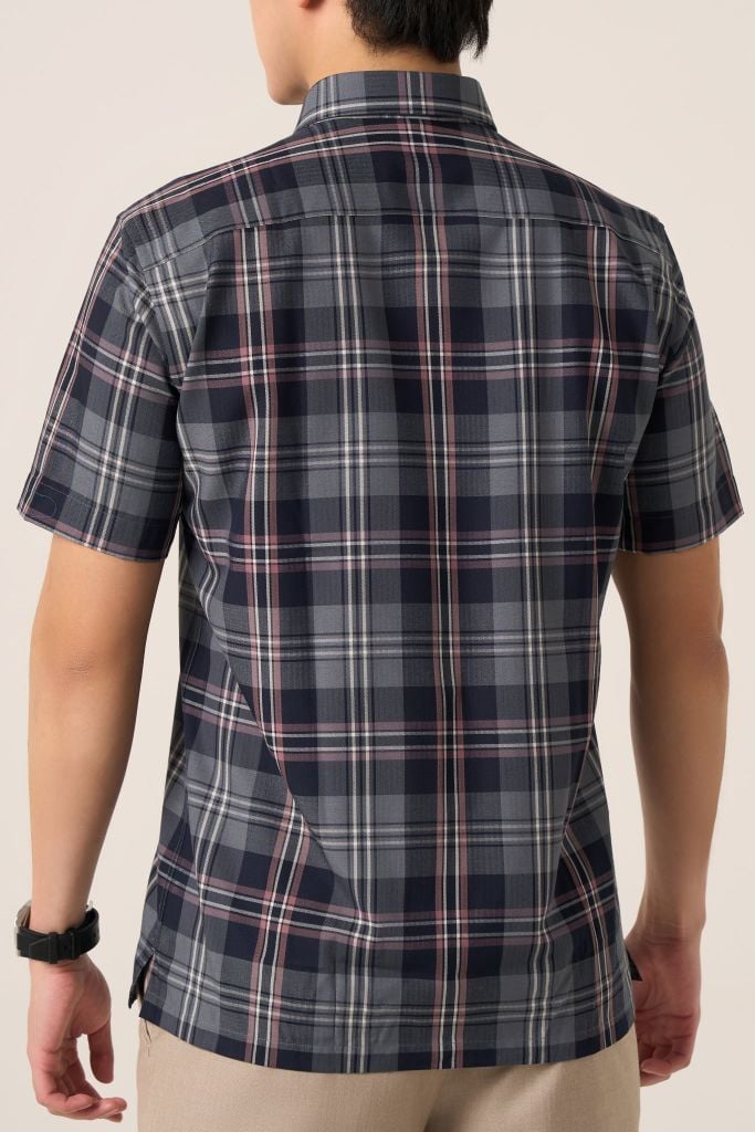 Sơ mi nam cộc tay May 10 mã 010125104GB AK630