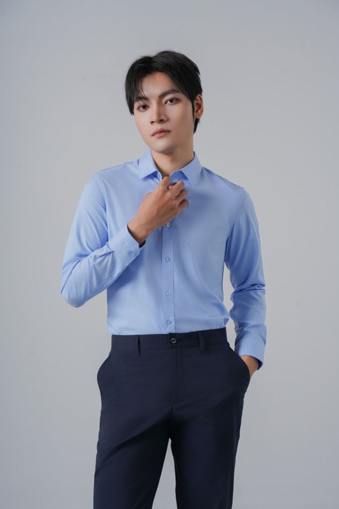 Sơ mi nam dài tay May 10 mã 010125137 AH406