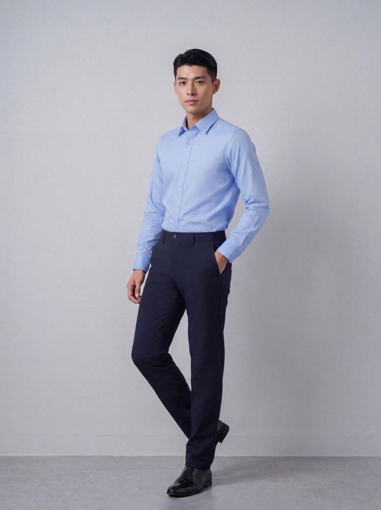 Sơ mi nam dài tay May 10 mã 010125137 AH406