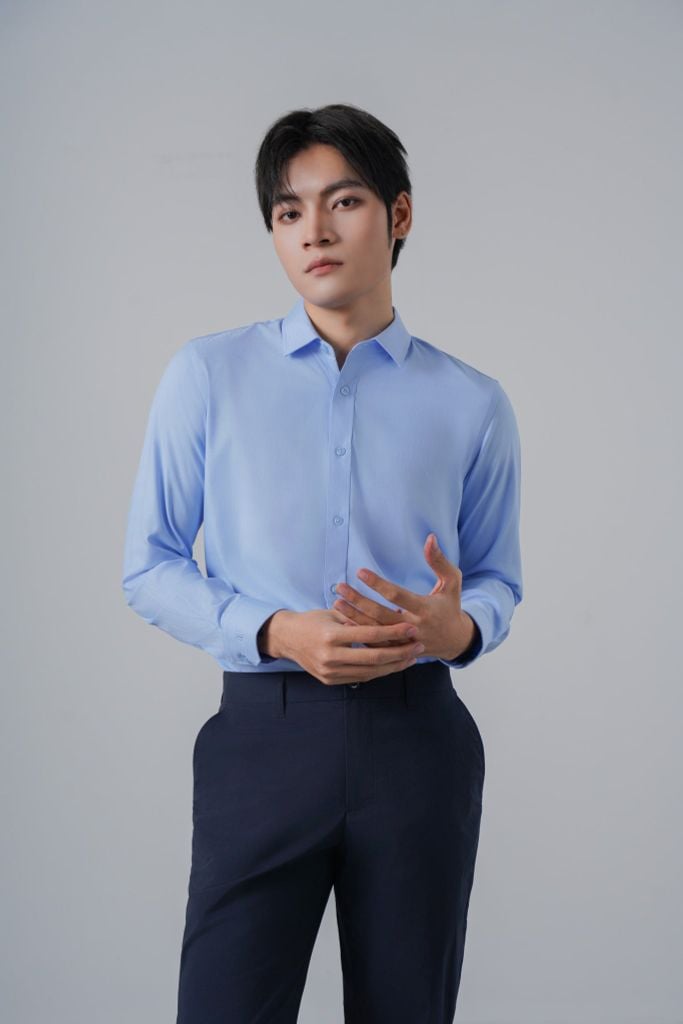 Sơ mi nam dài tay May 10 mã 010125137 AH406