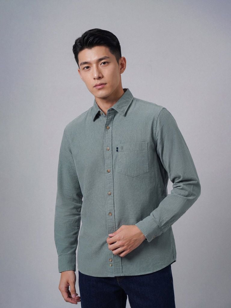 Sơ mi nam dài tay May 10 mã 010125158NHUNG 1