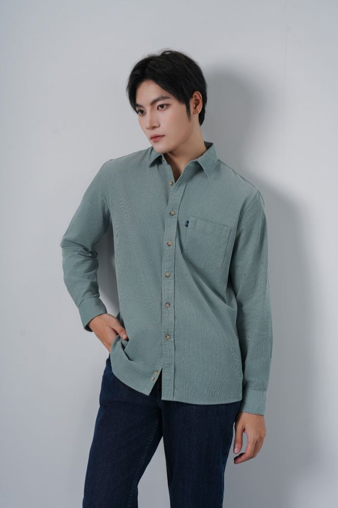 Sơ mi nam dài tay May 10 mã 010125158NHUNG 1