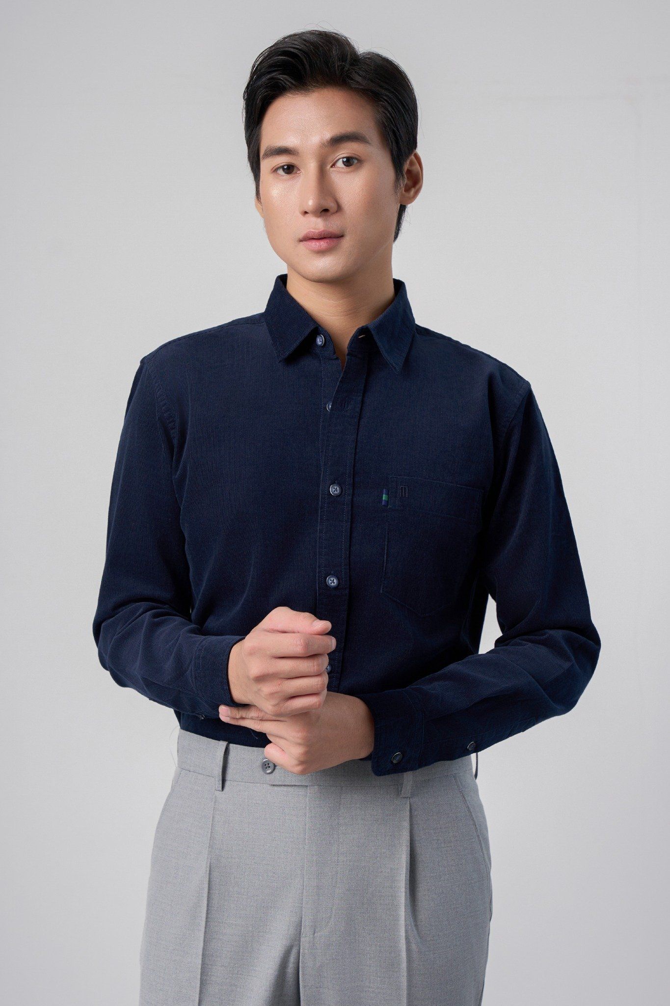 Sơ mi nam dài tay May 10 form RegularFit mã 010125242TKXN 1