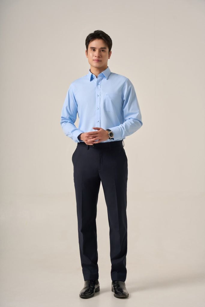 Sơ mi nam dài tay May 10 form RegularFit mã 010125281 AM167