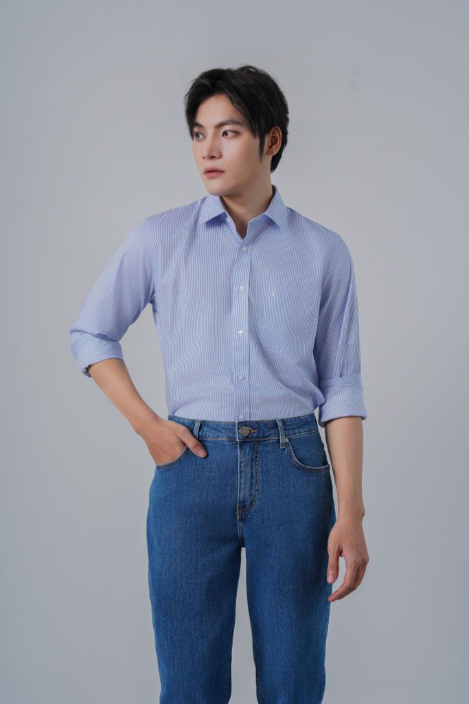 Sơ mi nam dài tay May 10 mã 010125328VT AR575