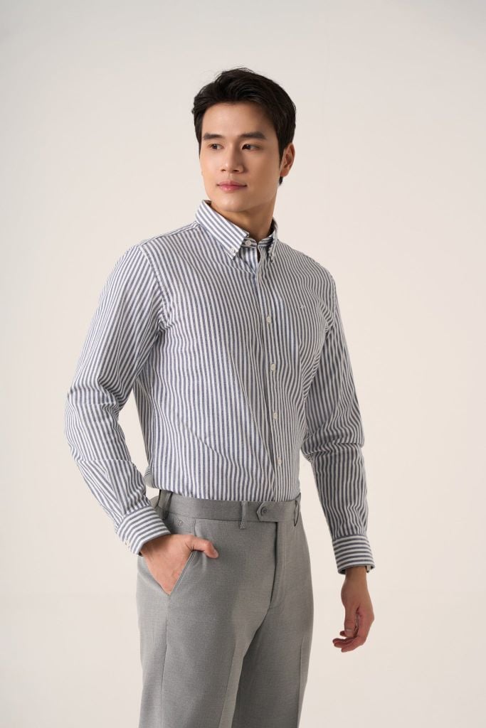 Sơ mi nam dài tay May 10 mã 010125314G 1