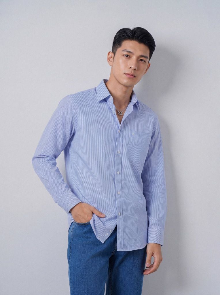Sơ mi nam dài tay May 10 mã 010125328VT AR575