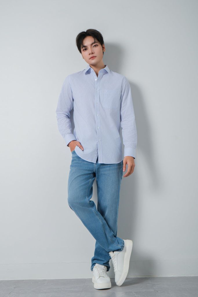 Sơ mi nam dài tay May 10 mã 010125328VT AR601