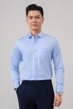  Sơ mi nam dài tay xanh GrusZ form RegularFit mã 010125905GZTT AM063 