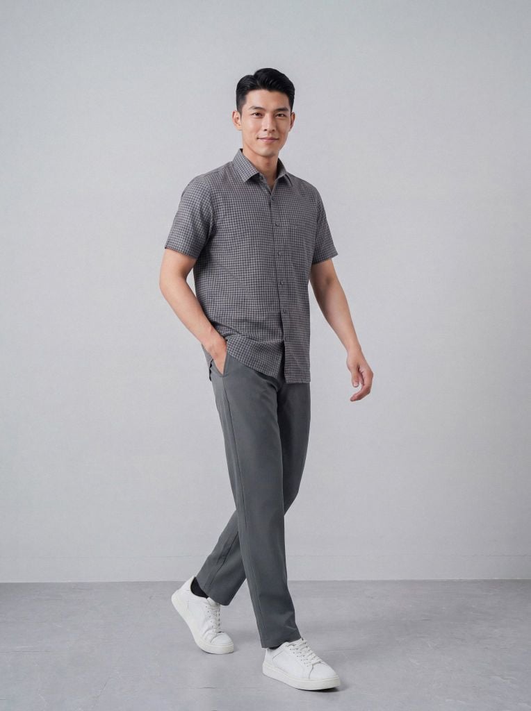 Sơ mi nam cộc tay May 10 mã 010126001 2