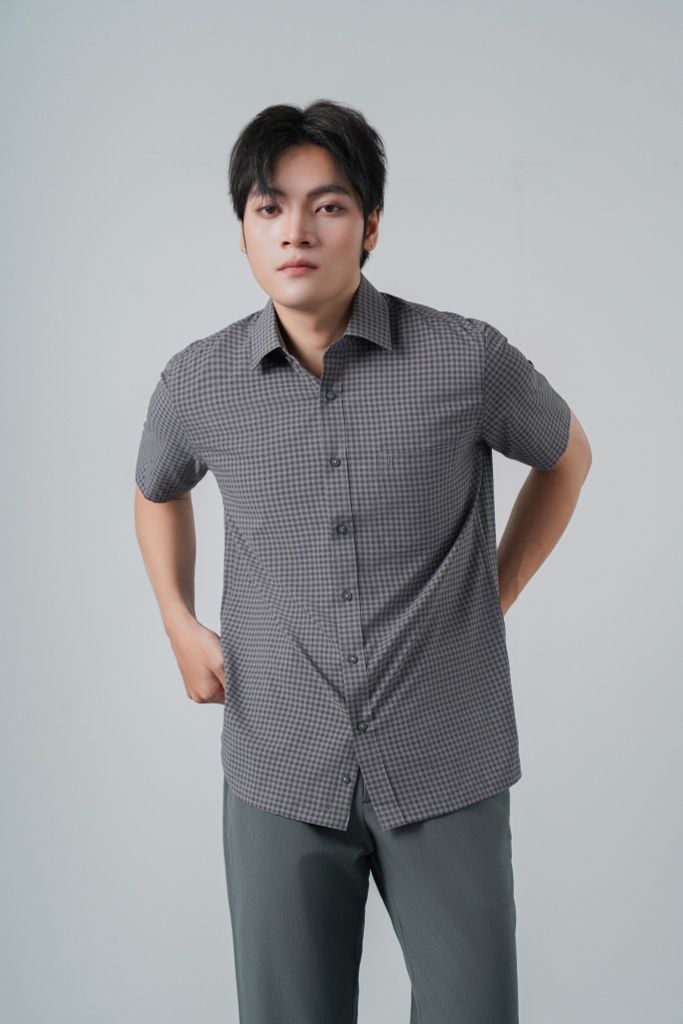 Sơ mi nam cộc tay May 10 mã 010126001 2