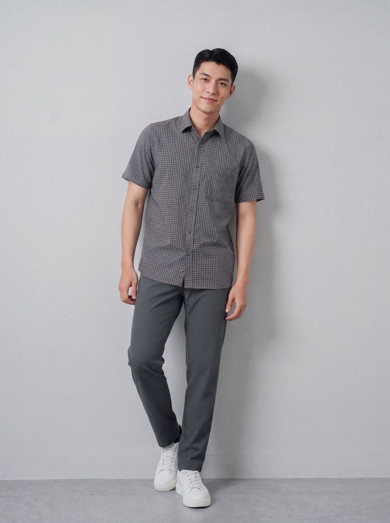 Sơ mi nam cộc tay May 10 mã 010126001 2