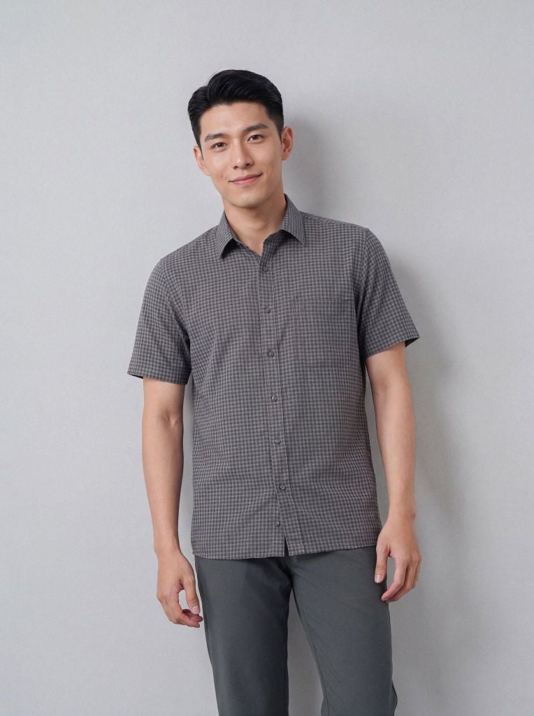 Sơ mi nam cộc tay May 10 mã 010126001 2