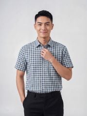 Sơ mi nam cộc tay May 10 form RegularFit mã 010126001 3