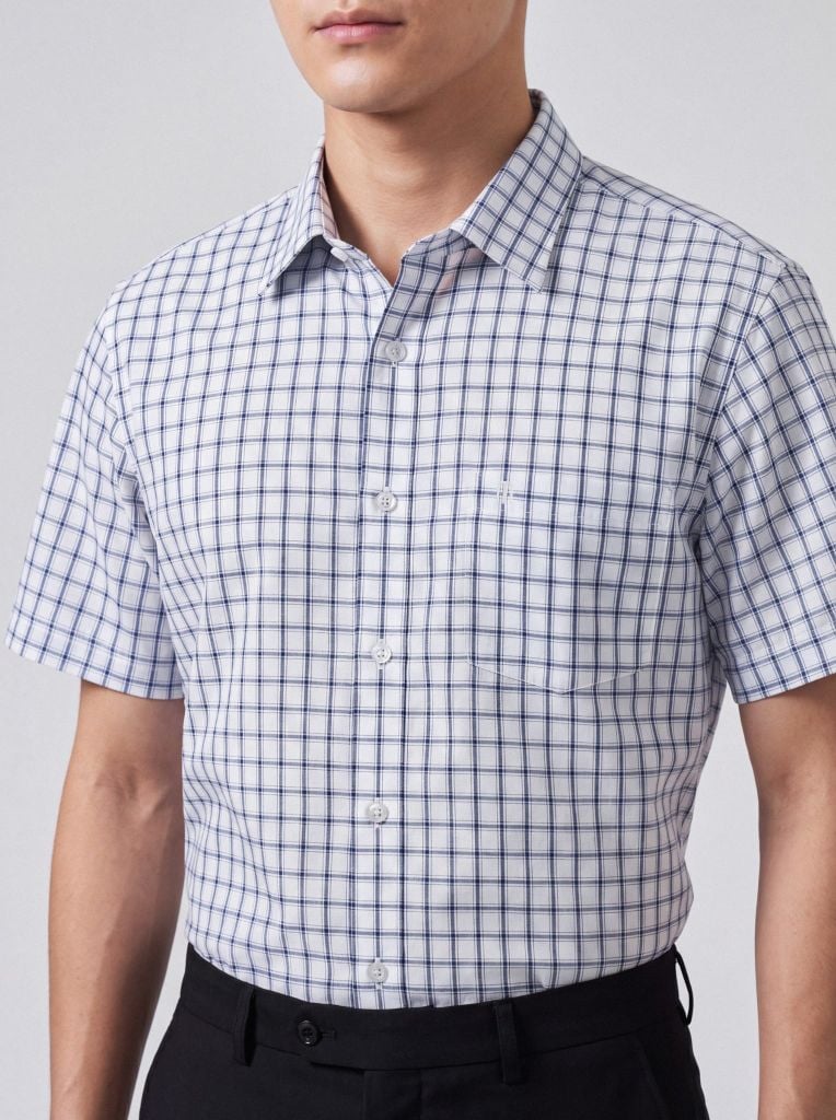 Sơ mi nam cộc tay May 10 form RegularFit mã 010126001 4