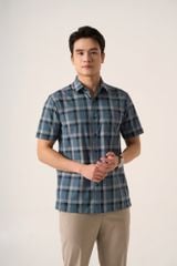 Sơ mi nam cộc tay GrusZ mã 010126001GZGB AK647