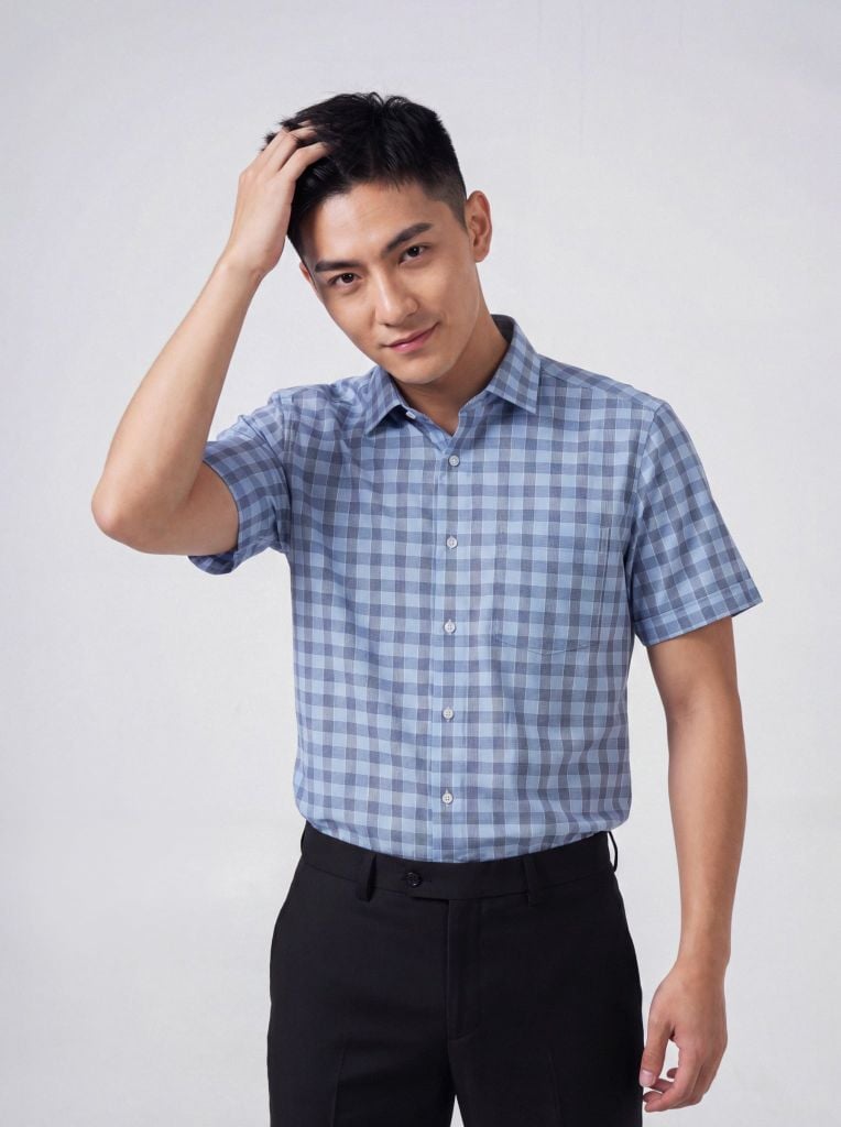 Sơ mi nam cộc tay May 10 form SlimFit mã 010126003 #2