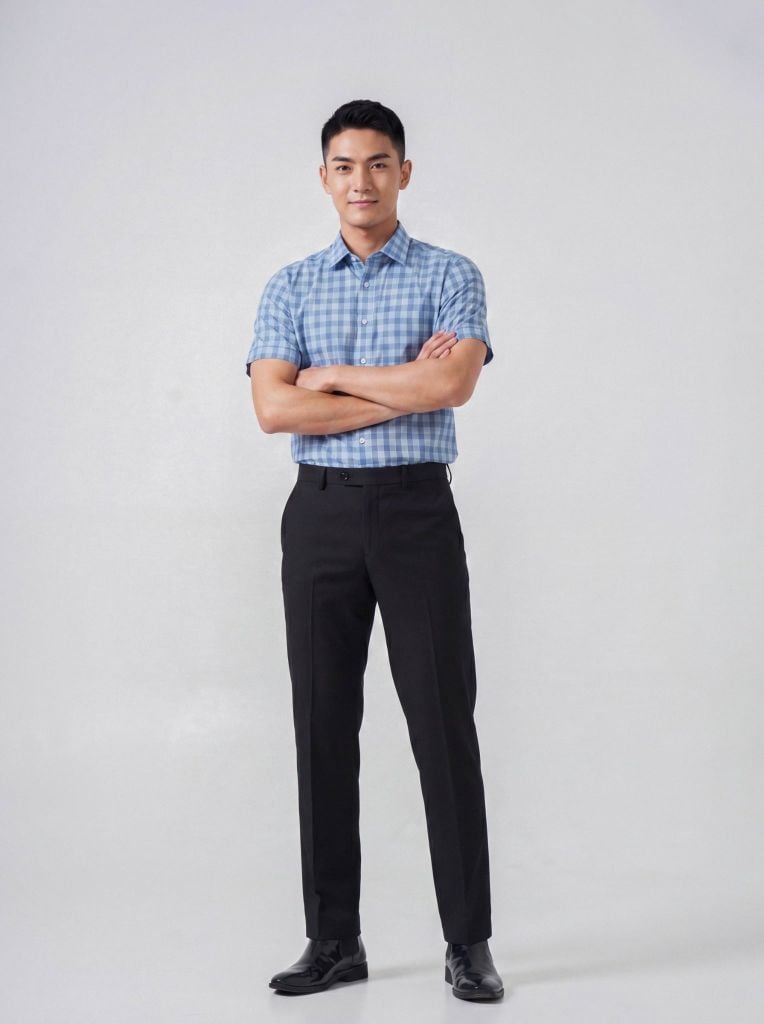 Sơ mi nam cộc tay May 10 form SlimFit mã 010126003 #2