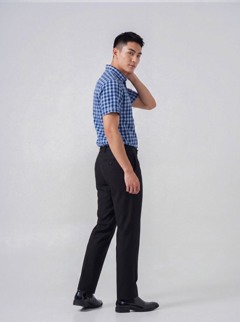 Sơ mi nam cộc tay May 10 form SlimFit mã 010126003 #3